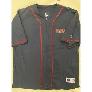 Vintage Russel Athletic Braves Batting Jersey Size XL